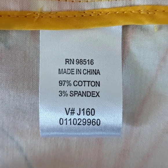 Coldwater Creek 16 Jacket Vibrant Orange Yellow Floral - Picture 9 of 12